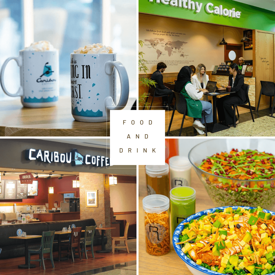 Wide range of food & drink
